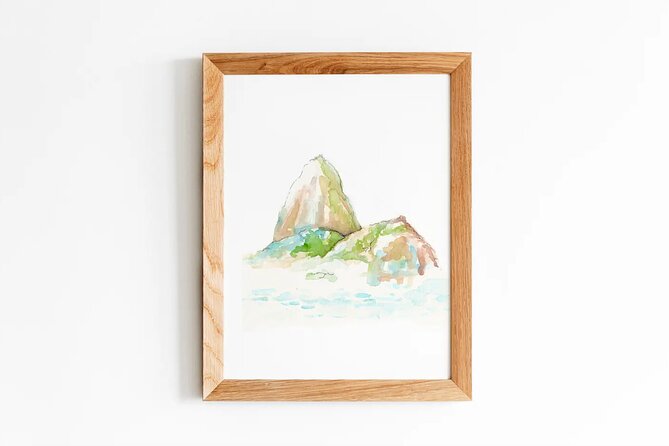 1-hour Watercolor Class with a View of Sugarloaf Mountain - Price and what $59.14 buys you in real terms