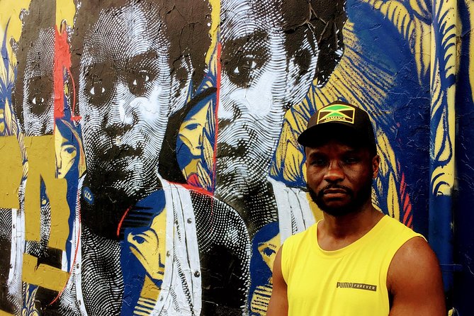 African Heritage: Gastronomy and Musicality Experience - Eduardo Kobra mural stop: graffiti as ancestry on a giant scale