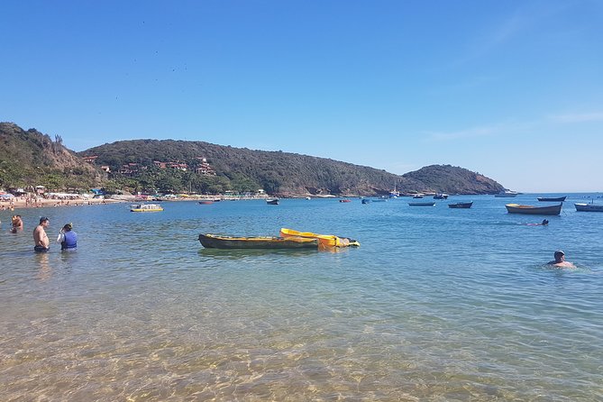 Armação dos Búzios Tour Full Day - Rio de Janeiro by Rio Eco Trip - Geriba Beach: waves on one side, calmer water on the other