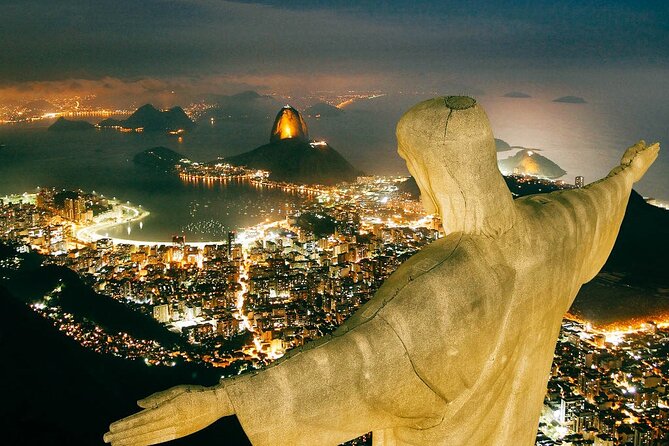 Boat Party by Night in Rio de Janeiro Admission & Transfer - Guanabara Bay at Night: Christ, Sugarloaf, and the Skyline From Far Away