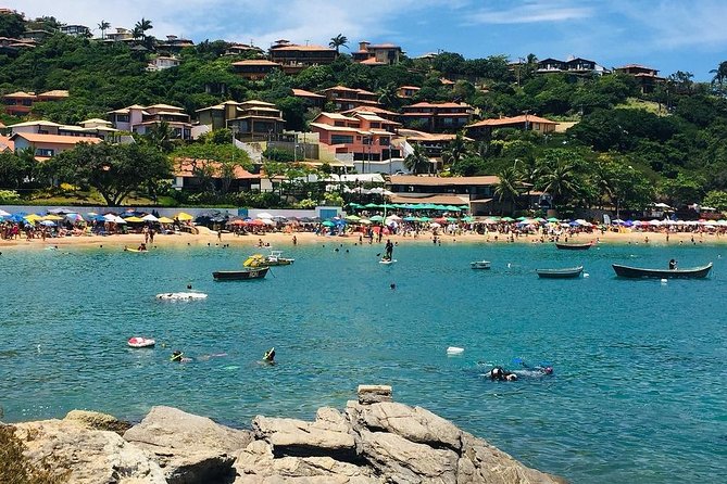 Búzios - Boat Trip Leaving Rio with Lunch, Transport and Tour Guide - Praia da Tartaruga: crystal-clear water energy