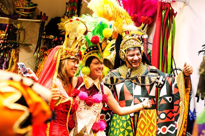 Carnaval Experience - Behind the Scenes of Rios Carnival in the City of Samba - Grande Rio Samba Factory: seeing floats and costumes in the making
