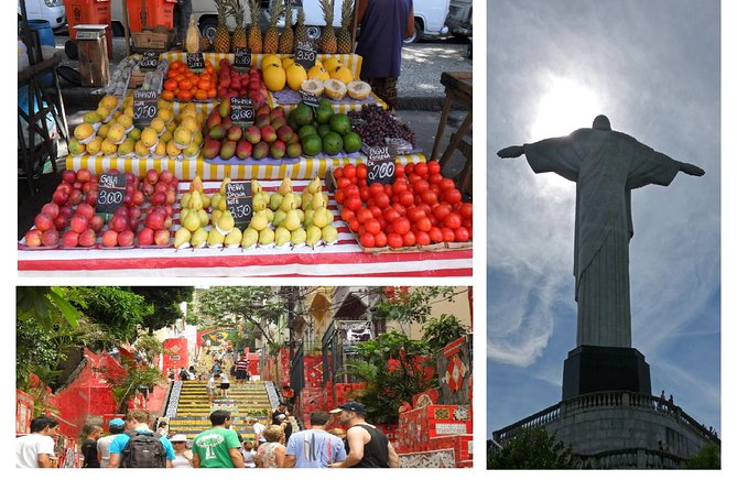 Christ, St. Teresa, Selaron & Farmers Market. 6 Hours Tour. - Six hours that map Rio: beaches, embassies, forest, and neighborhoods