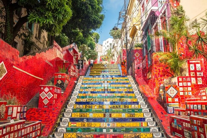 Christ the Redeemer - Complete Morning Tour with Ticket and Transport at the Hotel - Selarón Staircase tiles: street art that demands close attention