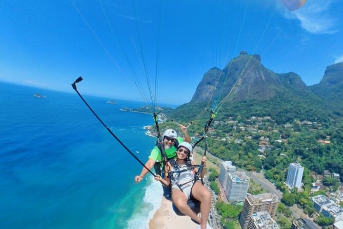 Double flight from Parapente in Pietra Bonita in Rio de Janeiro - What the Double Flight Over São Conrado Feels Like