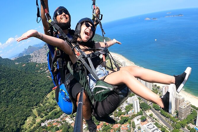Double parachute flights in Rio de Janeiro - The 10-minute tandem flight: what you will actually see