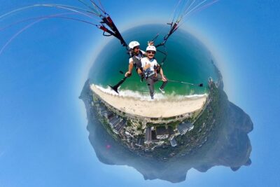 Experience Asa Delta or Parapente in the River