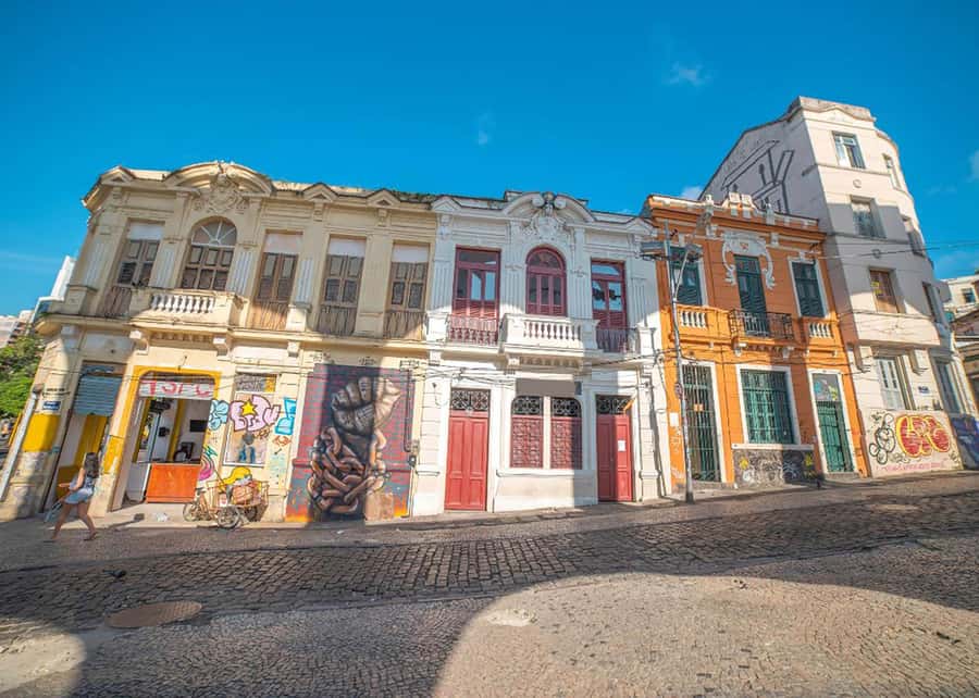 Explore Santa Teresa: Walking Tour - Largo dos Guimarães: a square stop that supports the art vibe