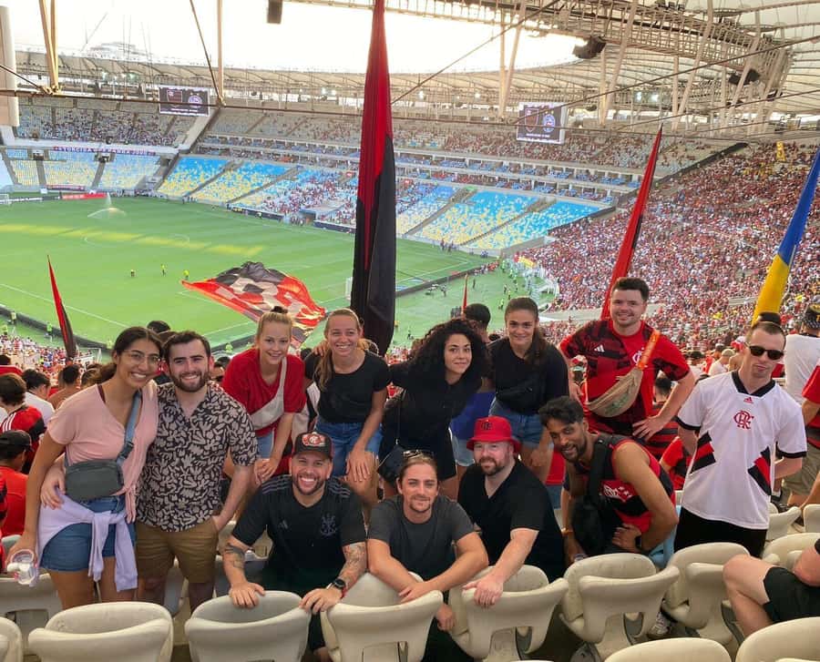 Flamengo Game Experience at the Maracanã Stadium - Copacabana meet-up and the pre-match fan bar vibe