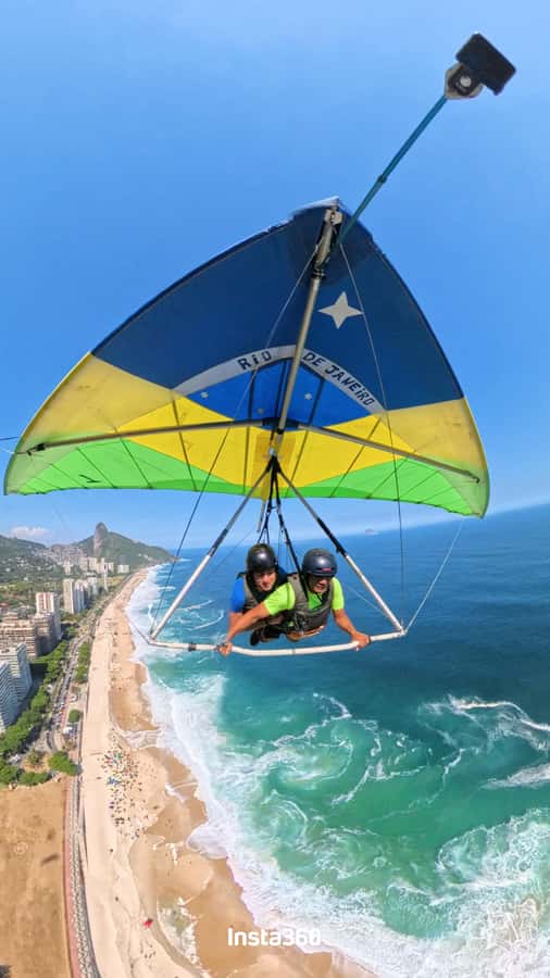 Hang gliding flight in Rio de Janeiro - Meet Luciano Popó: instruction that keeps the nerves down