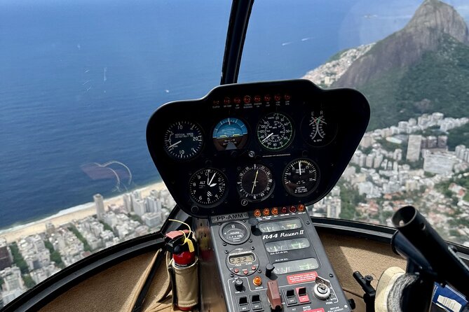 Helicopter Tour in Rio de Janeiro - Redeemer Christ From Above: The Seven Wonders Moment