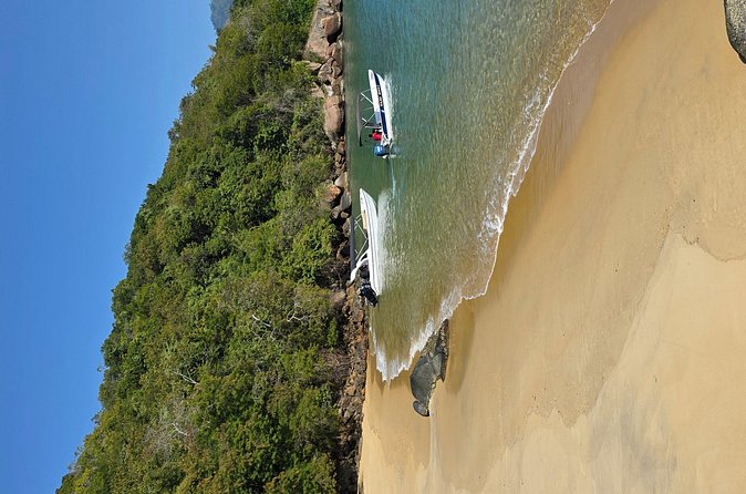 Ilha Grande Tour Full day - Rio de Janeiro by Rio Eco Trip - Lopes Mendes Beach: swimming, boards, and snorkeling-friendly water