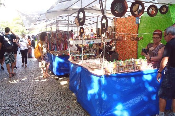 Ipanema Hippie Fair Guided Tour with Hotel pick-up and drop-off - Bargaining for Folk Art, Jewelry, Clothes, and Sculptures