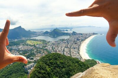 Morro Two Brothers Trail, during the day and sunset in Vidigal