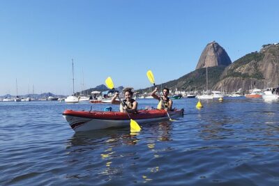 Ocean Kayaking in the Sea of Rio de Janeiro