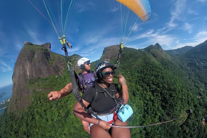 Paragliding Experience in Rio de Janeiro Brazil - Entering the Air Above Tijuca Forest National Park