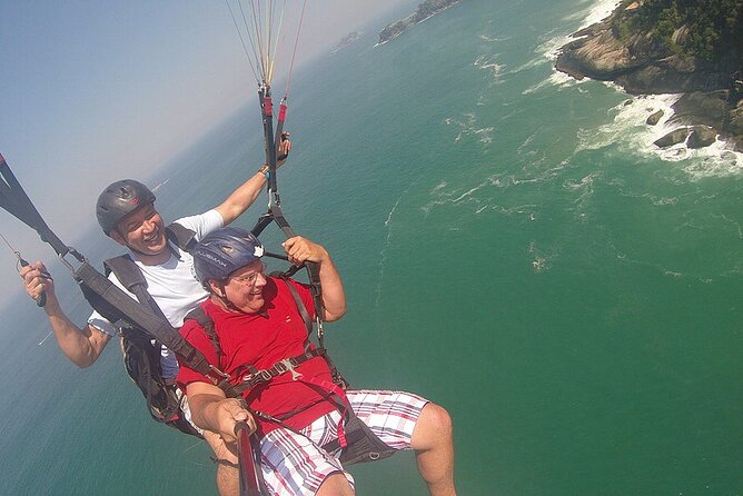 Paragliding Experience in Rio de Janeiro Brazil - From Takeoff to a São Conrado Beach Landing