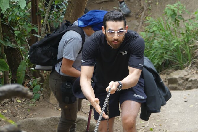 Pedra da Gávea Hike / Gavea Rock Hike - Short climbing, then ropes and repelling: the technical heart of the hike