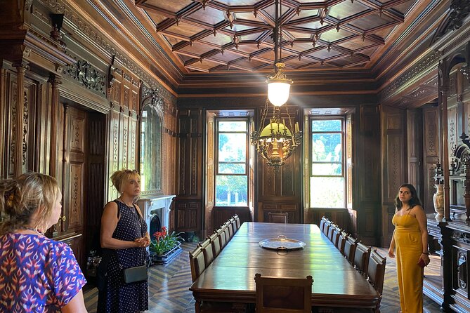 Petropolis Full Day Private Tour: Imperial City - Quitandinha Palace: the blue roof and an opulent former casino vibe