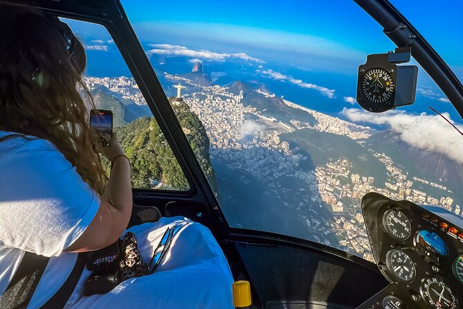 Rio: 25 minute helicopter flight with Christ the Redeemer and Beaches - Shared group logistics: seating by draw and shared departures