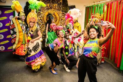 Carnival Backstage Tour at Samba City with Cocktail