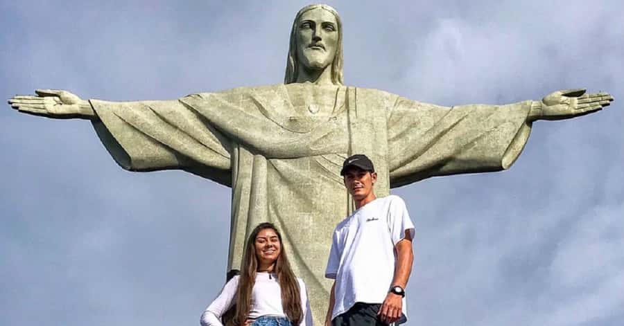 Rio de Janeiro: 4 Top Sites Guided Tour - Christ the Redeemer: the first big view stop