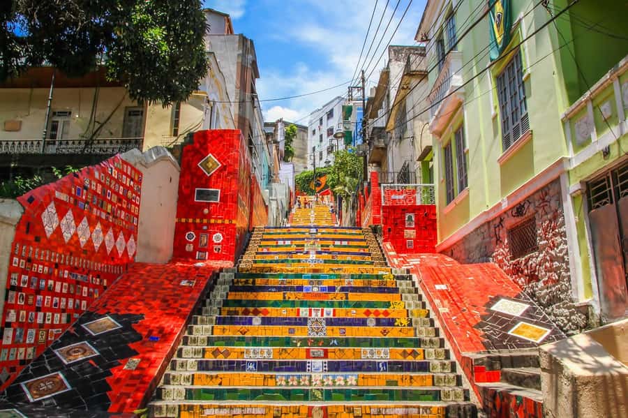 Rio de Janeiro: City tour, food, night attractions and more! - Lapa arches and Escadaria Selarón: street landmarks you feel in your feet