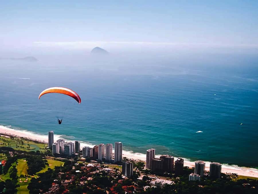 Rio de Janeiro: Hang Gliding or Paragliding Flight - The Views Over Rio: islands, Pedra da Gávea, Rocinha, and Dois Irmãos