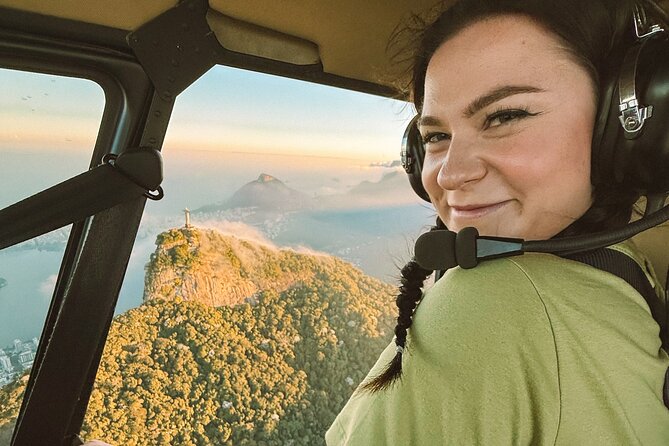 Rio de Janeiro Helicopter Tour without Doors - Arpoador and Lagoa Rodrigo de Freitas: sunset-ready angles