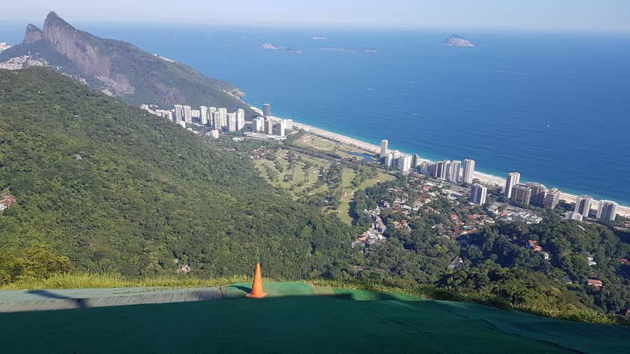 Rio de Janeiro: Paragliding experience at Pedra Bonita - The flight: Tijuca National Park views, Pedra da Gávea, and the sea