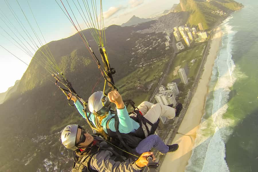 Rio de Janeiro: Paragliding Tandem Flight - Meeting at Hortifrutti, then getting geared up with your tandem pilot