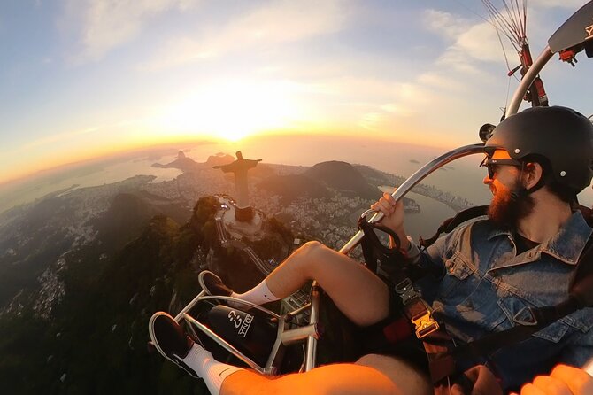 Rio de Janeiro Paratrike Flight - The big aerial “wow”: Tijuca, beaches, and Christ on Corcovado