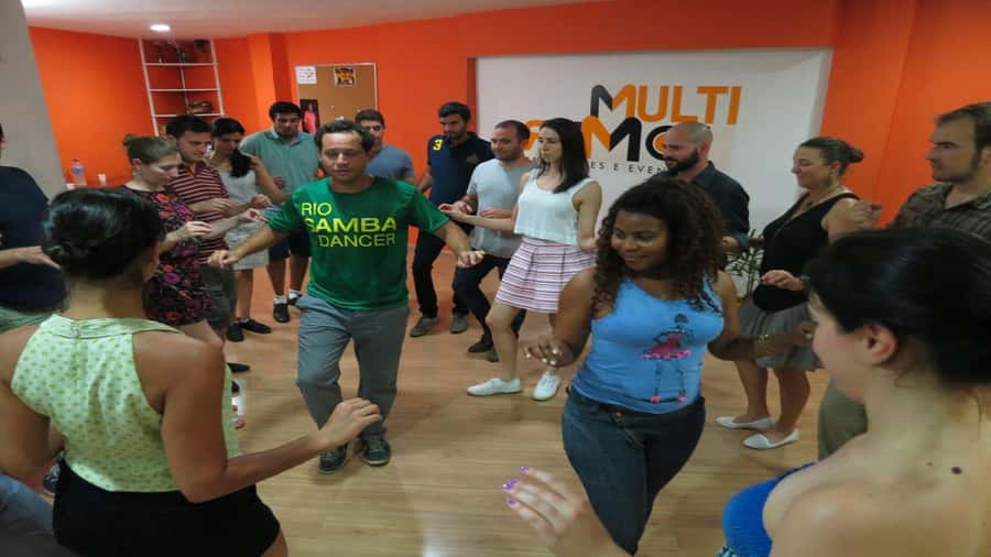 Rio de Janeiro: Samba Class - Getting Ready at the Copacabana Studio (Dance Studio Rio Samba Dancer)