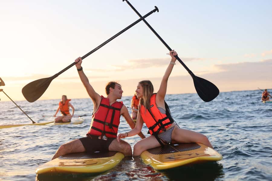 Rio de Janeiro: Stand-Up Paddle - Copacabana Beach Sunrise - Getting Your Board, Lockers, and Waterproof Phone Setup Right