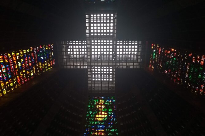 Rio Premium City Tour - Shared or Private - Metropolitan Cathedral of Saint Sebastian, cone architecture and stained glass