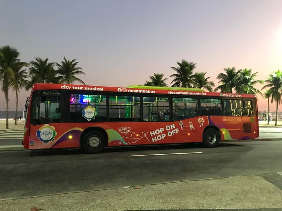 Rio Samba Bus: hop-on hop-off city tour in Rio de Janeiro - Corcovado Railway to Christ the Redeemer: the big ticket moment