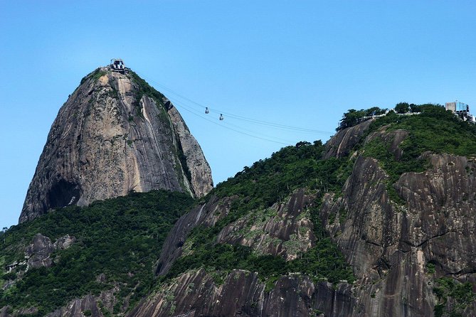 Rio Shore Excursion: Full Day Christ Redeemer, Selaron Steps and Sugar Loaf - Laranjeiras, the Cathedral, and downtown views from the van