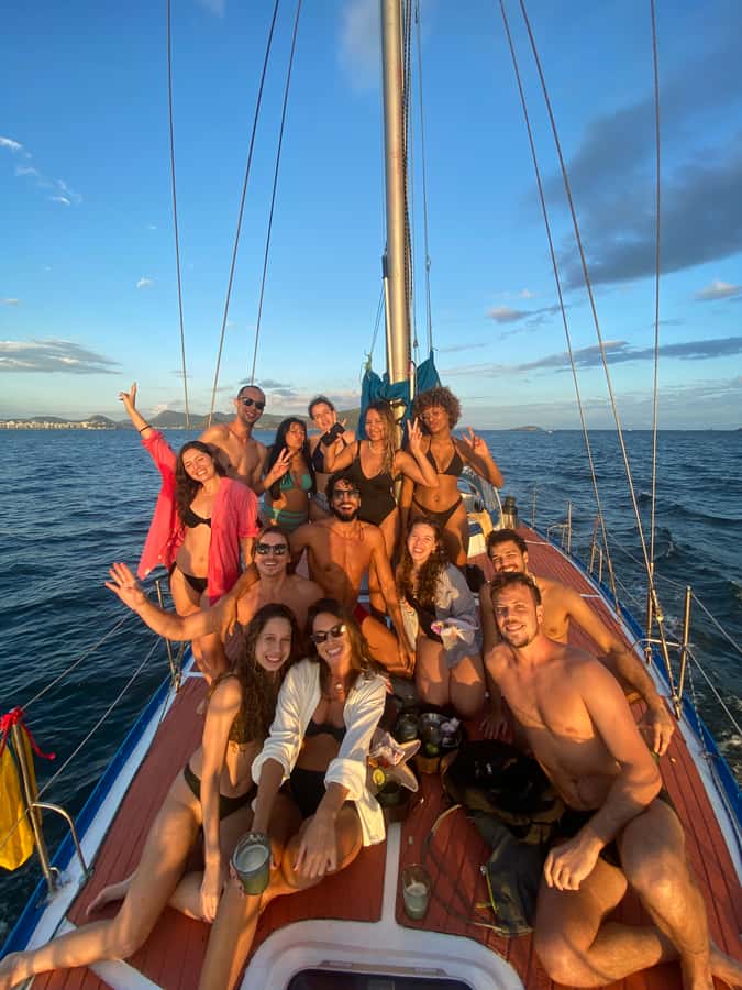 Sailboat in Rio de Janeiro, with open bar and snacks - Sugar Loaf, Gávea Mountain, and Christ the Redeemer from the water