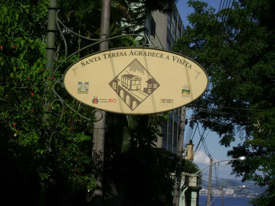 Santa Teresa - Bohemia and Art - Views toward Christ the Redeemer during the walk