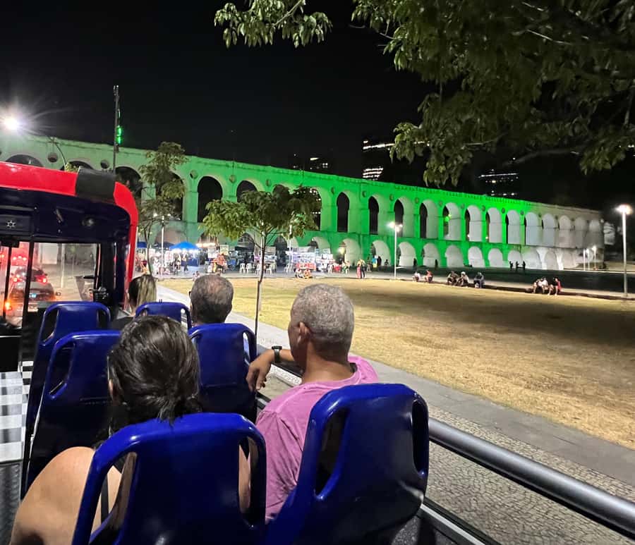Skyline Night Tour Rio de Janeiro - Panoramic City Tour Rio Samba Bus - Route Highlights: Lapa Lights, Cathedral Area, and Centro at Night