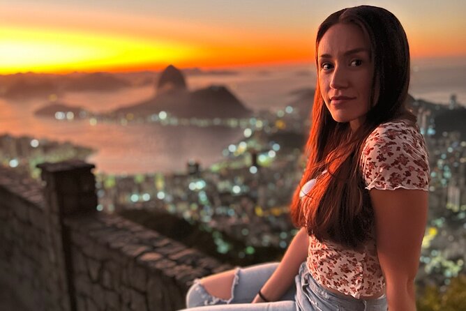 Sunset at Christ the Redeemer:Dona Marta,Selarón Steps& Lage Park - The Ederson factor: energy, local love, and photo help