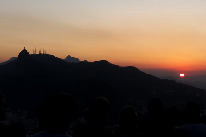 Sunset At Sugarloaf. 3 ½ Hours Tour. - The summit at Sugarloaf: city lights over Guanabara Bay
