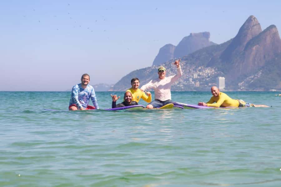 Surf lessons: in Arpoador in Ipanema. - Where You Start: Praia do Arpoador and the Yellow Tent