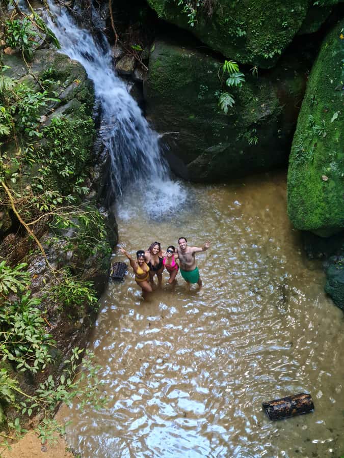 Tijuca Rain Forest - Adventure through Waterfalls & Caves - Taunay Waterfall: 35 meters of Rio’s roar