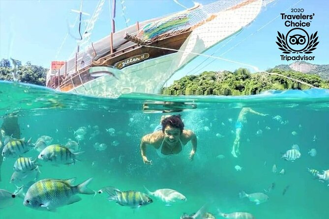 Tour to Angra dos Reis and Ilha Grande + Boat trip + Lunch - Lagoa Azul: The Blue Lagoon Stop for Floating and Snorkeling